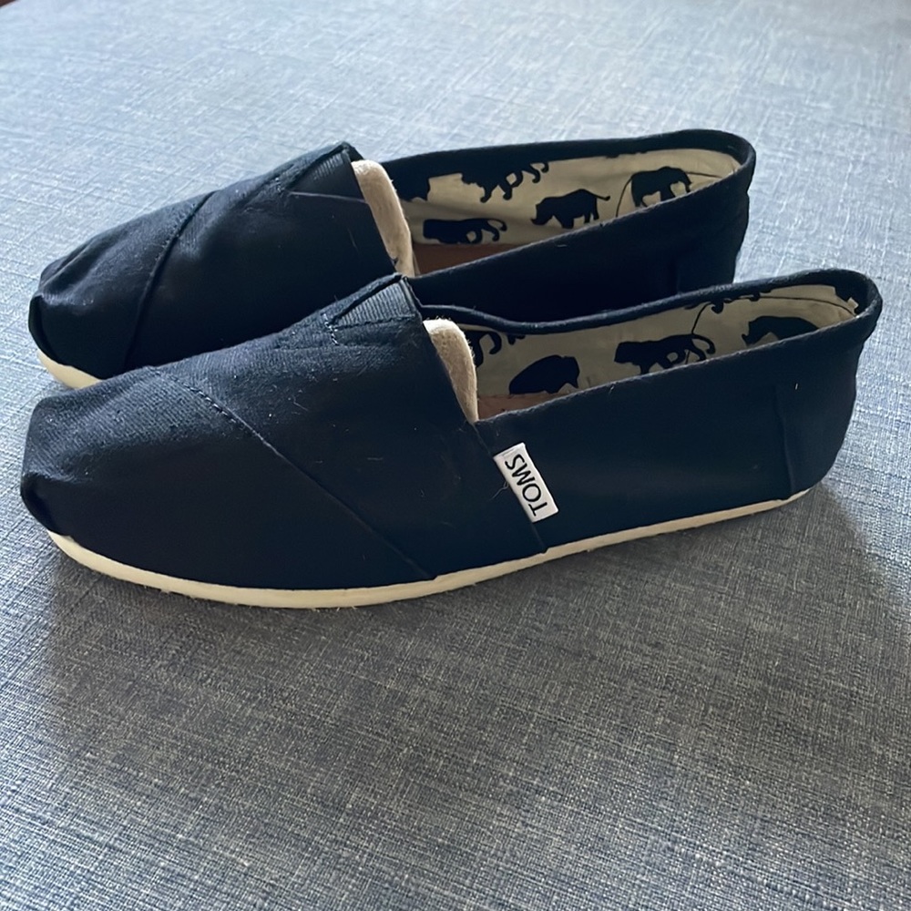 Toms Black Classic Canvas Slipon